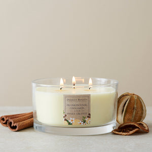 Frankincense, Cinnamon & Sweet Orange - 3 wick Candle