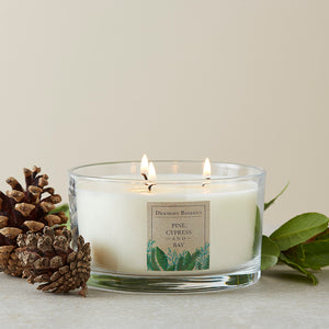 Pine, Cypress & Bay - 3 wick Candle