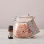 Pink Himalayan Bath Salts and Essential Oil Blend